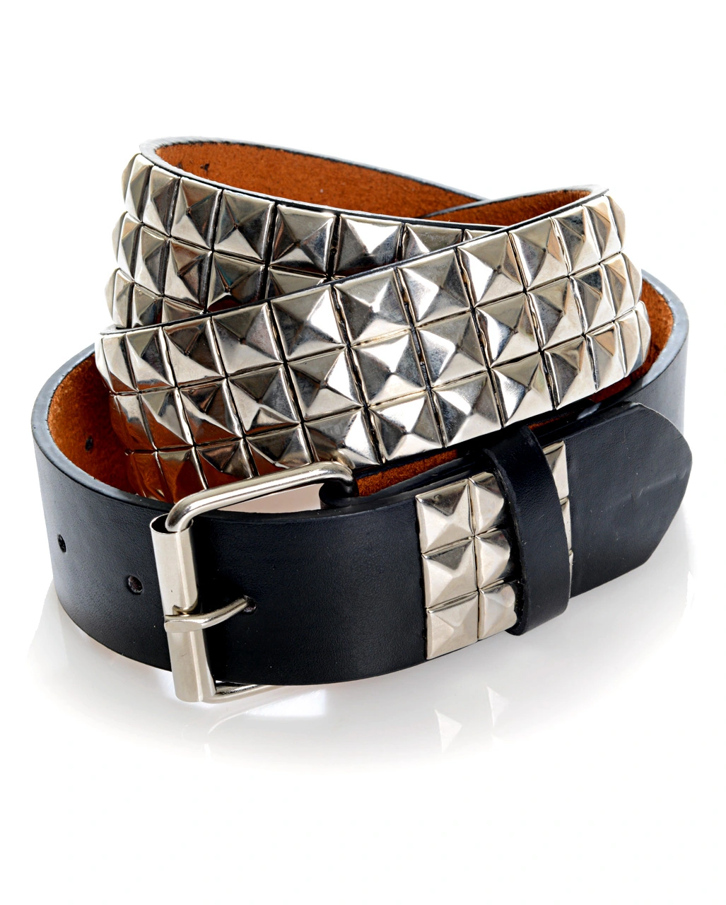 Punk Nietengürtel Schwarz