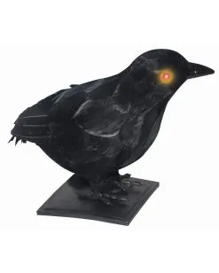 Realistische Krähe Mit Licht & Sound