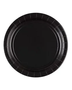Pappteller Schwarz