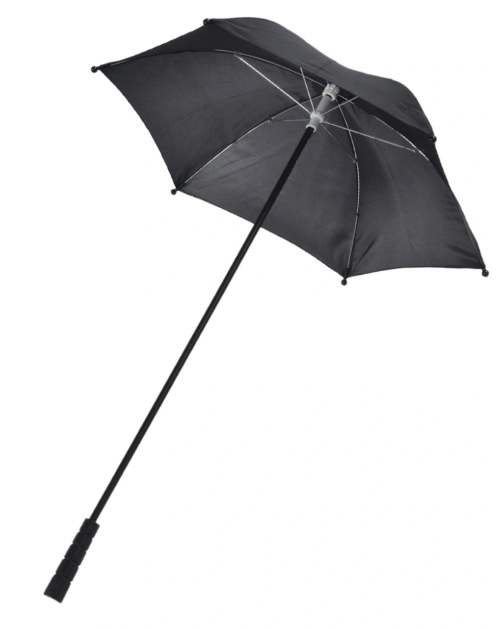 Schwarzer Sonnenschirm