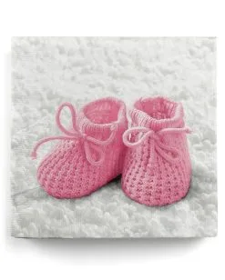 Servietten Babyschuhe Baby Girl 20 St.