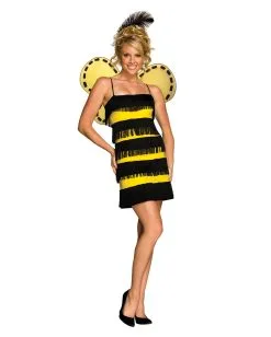 Sexy Bienen Fransenkostüm