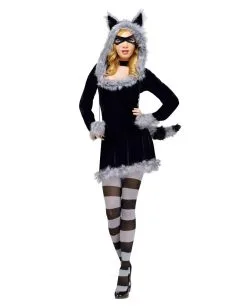 Sexy Waschbär Kostüm