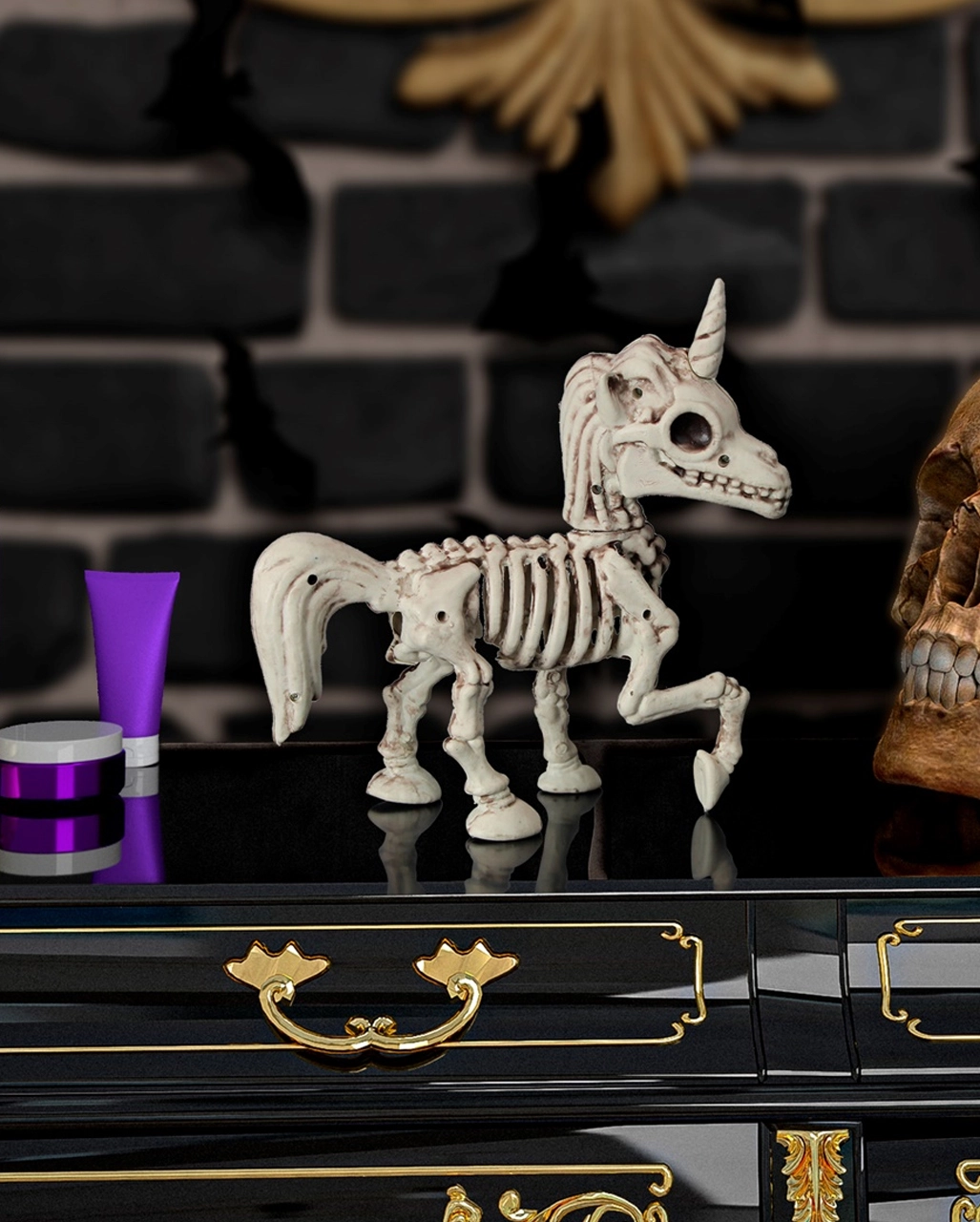 Skelett Einhorn Als Gerippe 18cm – Bild 2