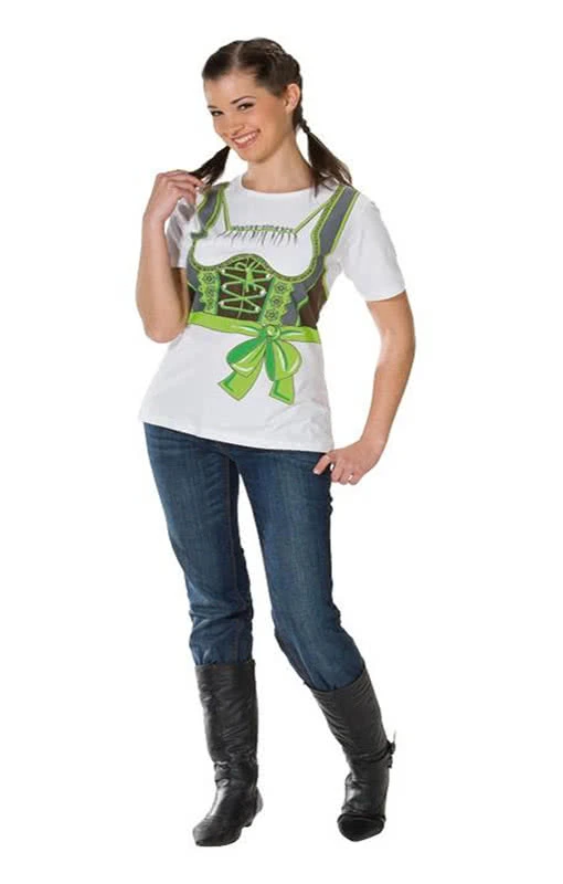 T-Shirt Dirndl Grün Gr. 42