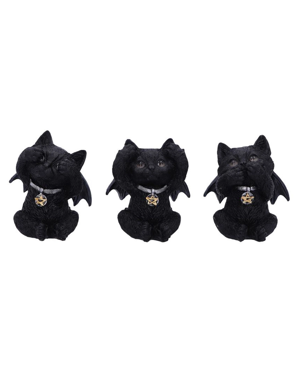 Three Wise Vampuss Vampir KĂ€tzchen 9cm 3er Set