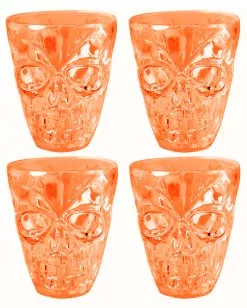 Totenkopf Shotglas 4 Stück
