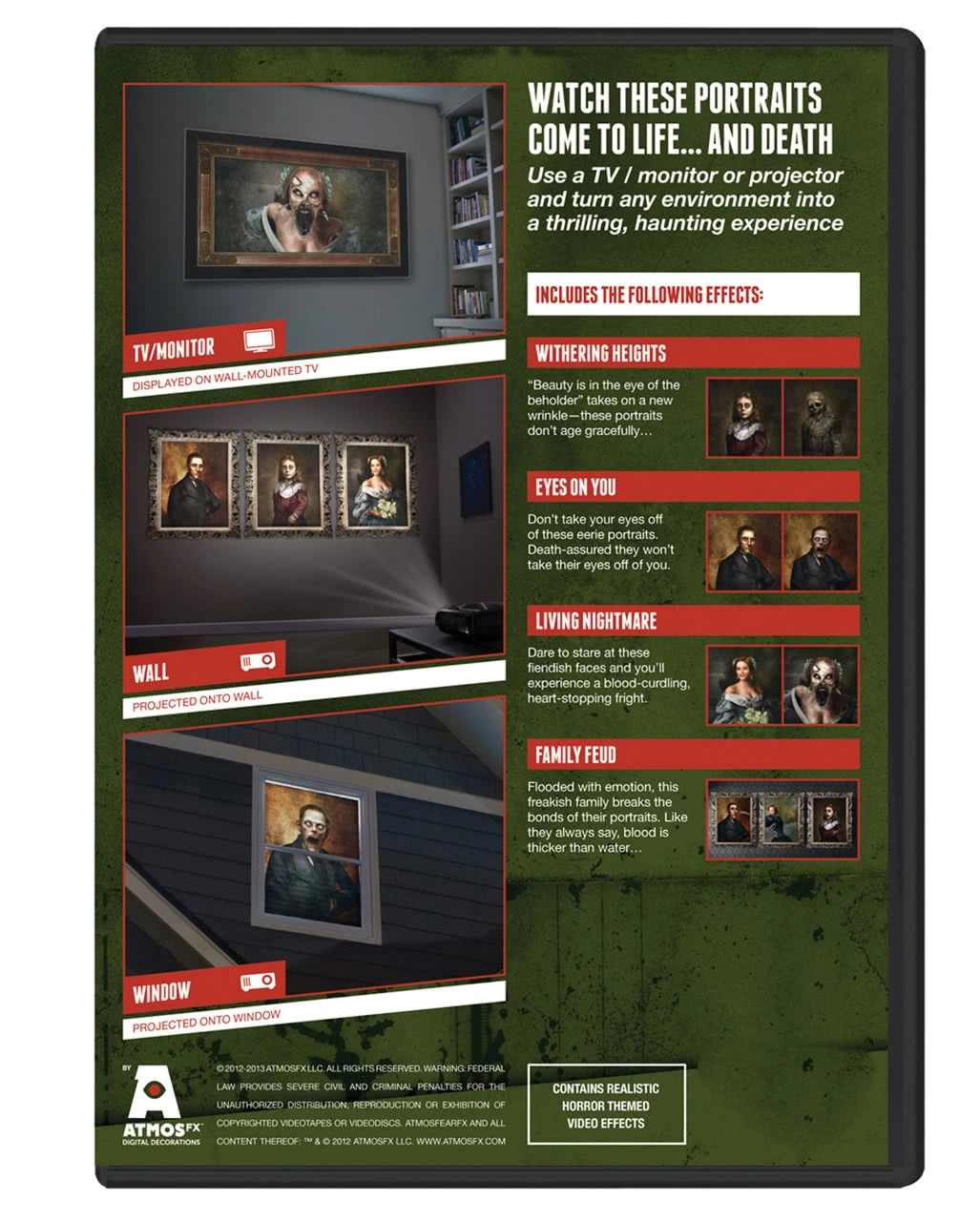 Unliving Portraits TV Halloween Effekt DVD – Bild 2