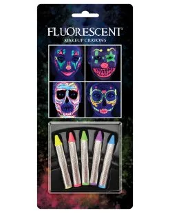 UV Neon Schminkstifte 5 St.
