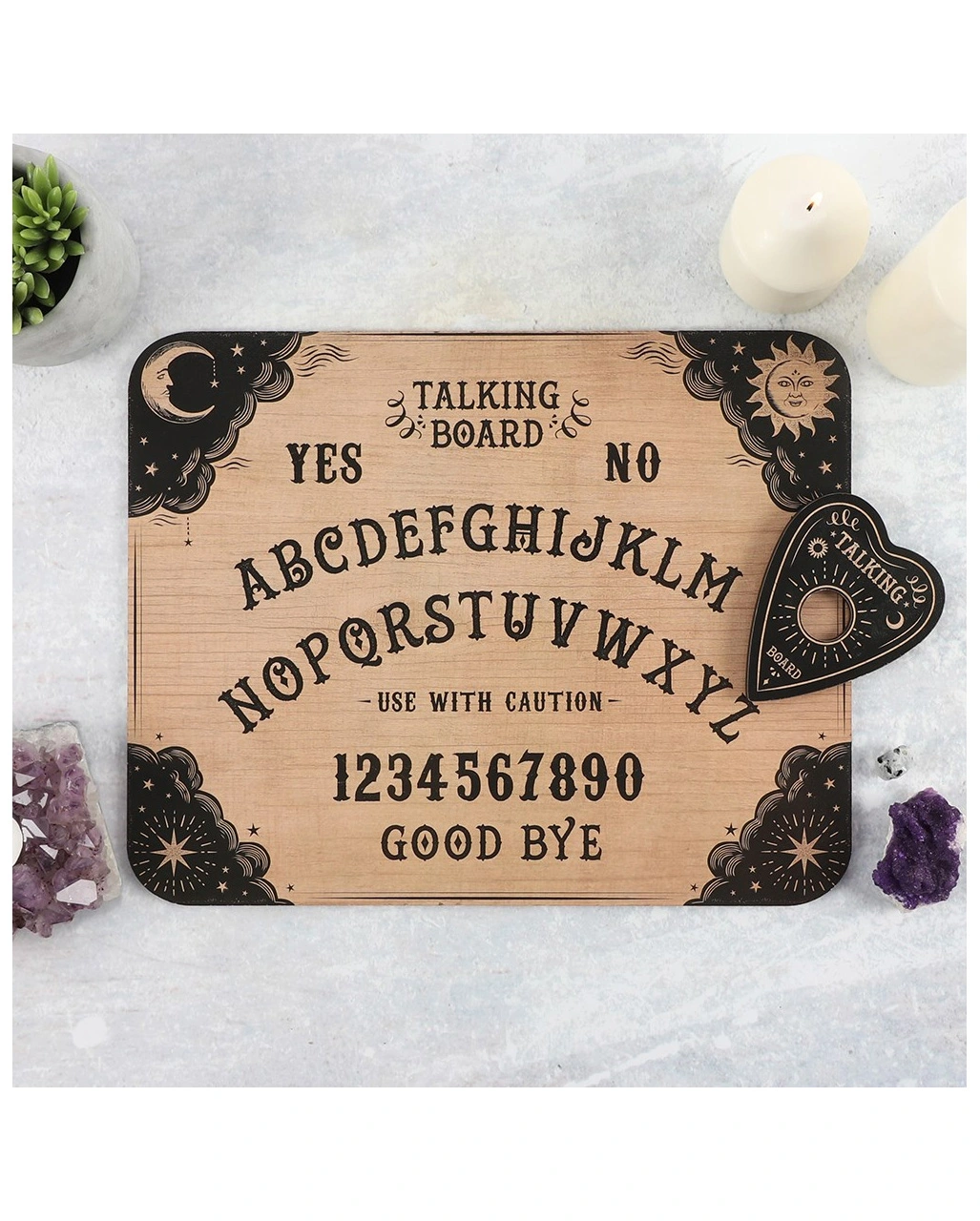 Vintage Ouija Hexenbrett Mit Planchette – Bild 2