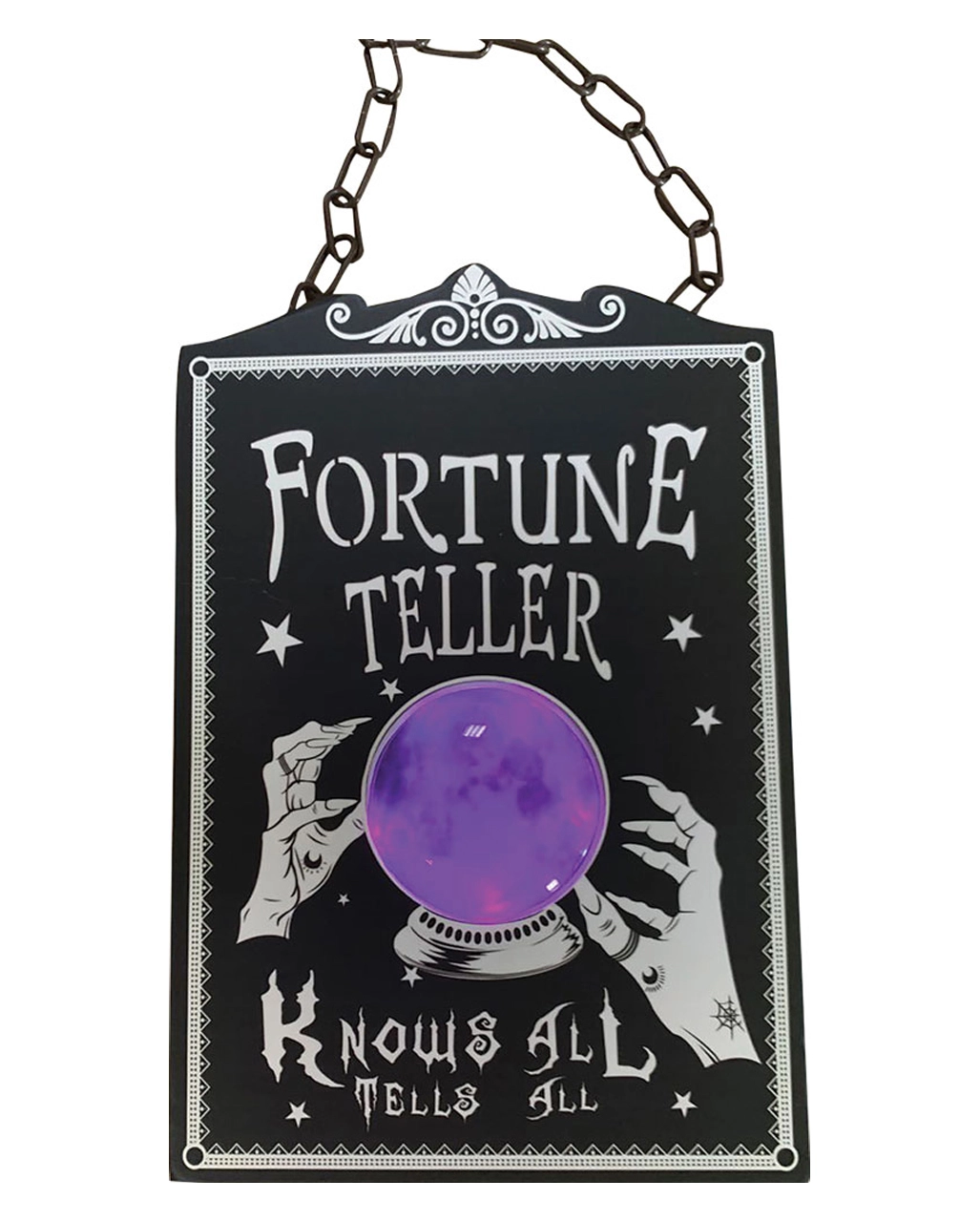 Wahrsage Dekoschild Mit Licht 40cm