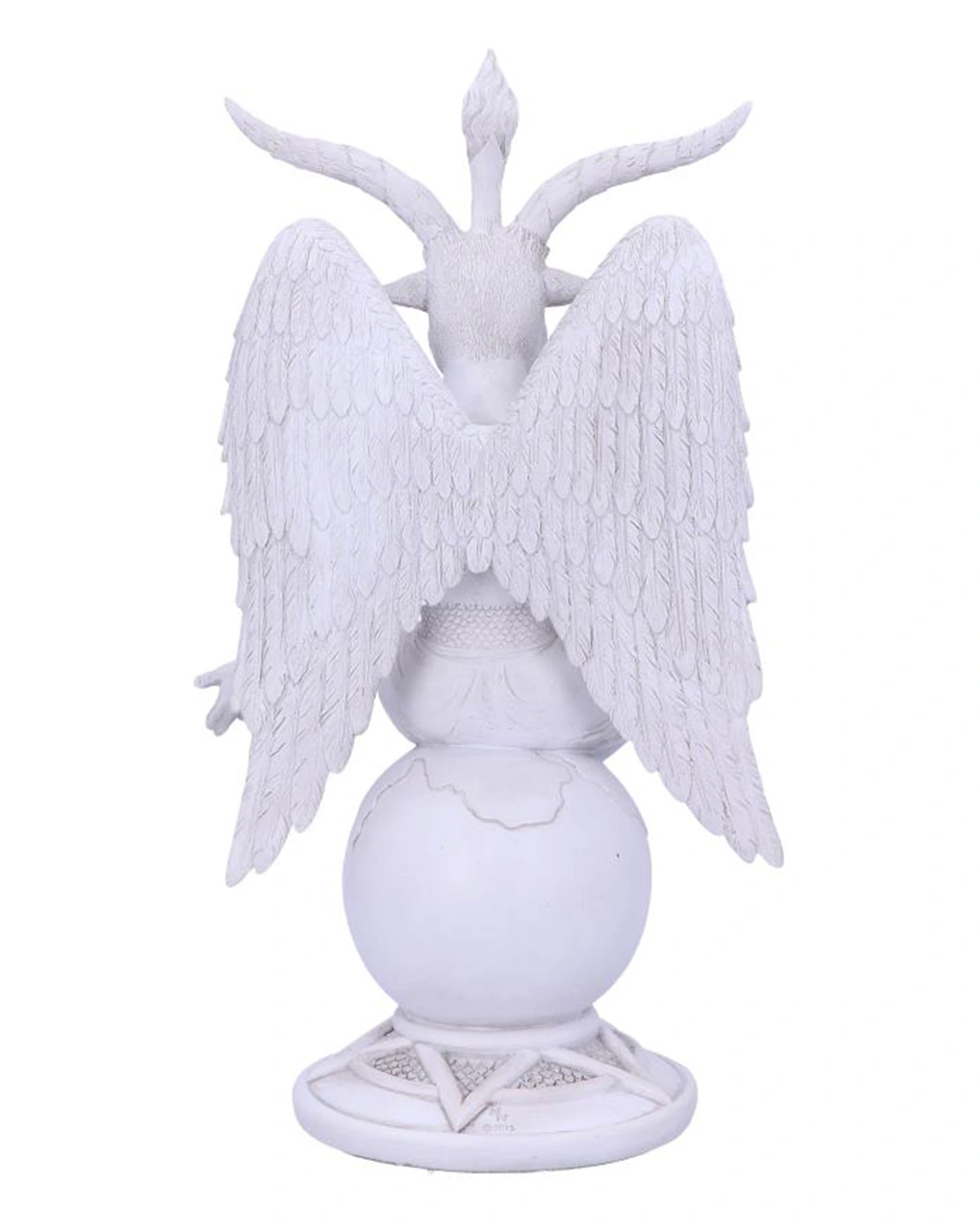 Weiße Lord Baphomet Figur 25cm – Bild 3