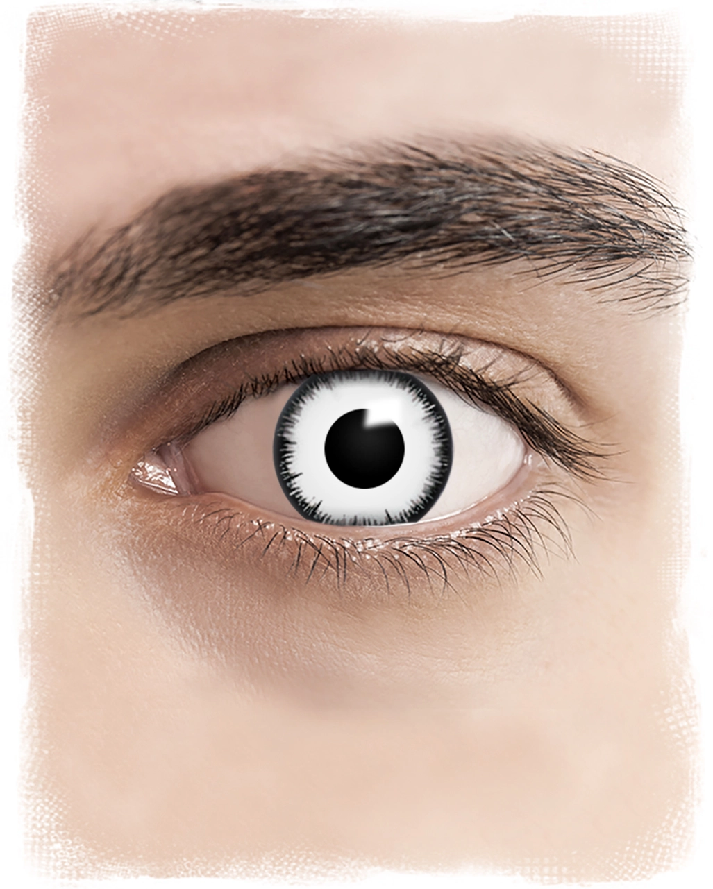 Lunatic White Kontaktlinsen – Bild 2