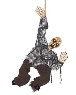 Zappelnder Zombie Am Seil Mit Light & Sound